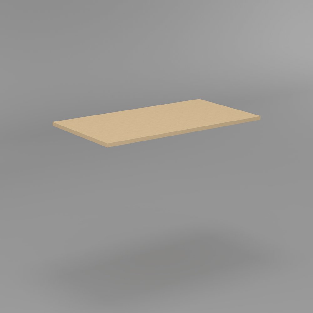 GarageCore Base Cabinet MDF Top, Brown Finish