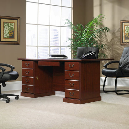 Heritage Hill Executive Desk, Classic Cherry finish