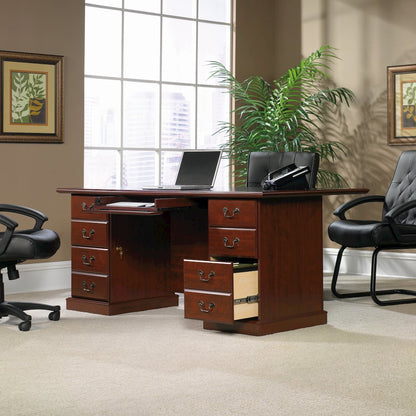 Heritage Hill Executive Desk, Classic Cherry finish
