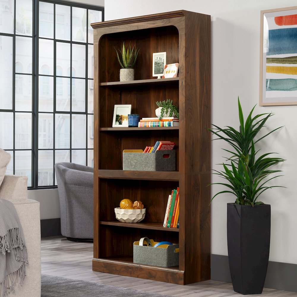 Miscellaneous Storage Bookcase, Grand Walnut finish