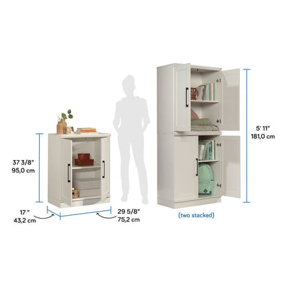 Homeplus 37"h Base Cabinet White 3a, White finish