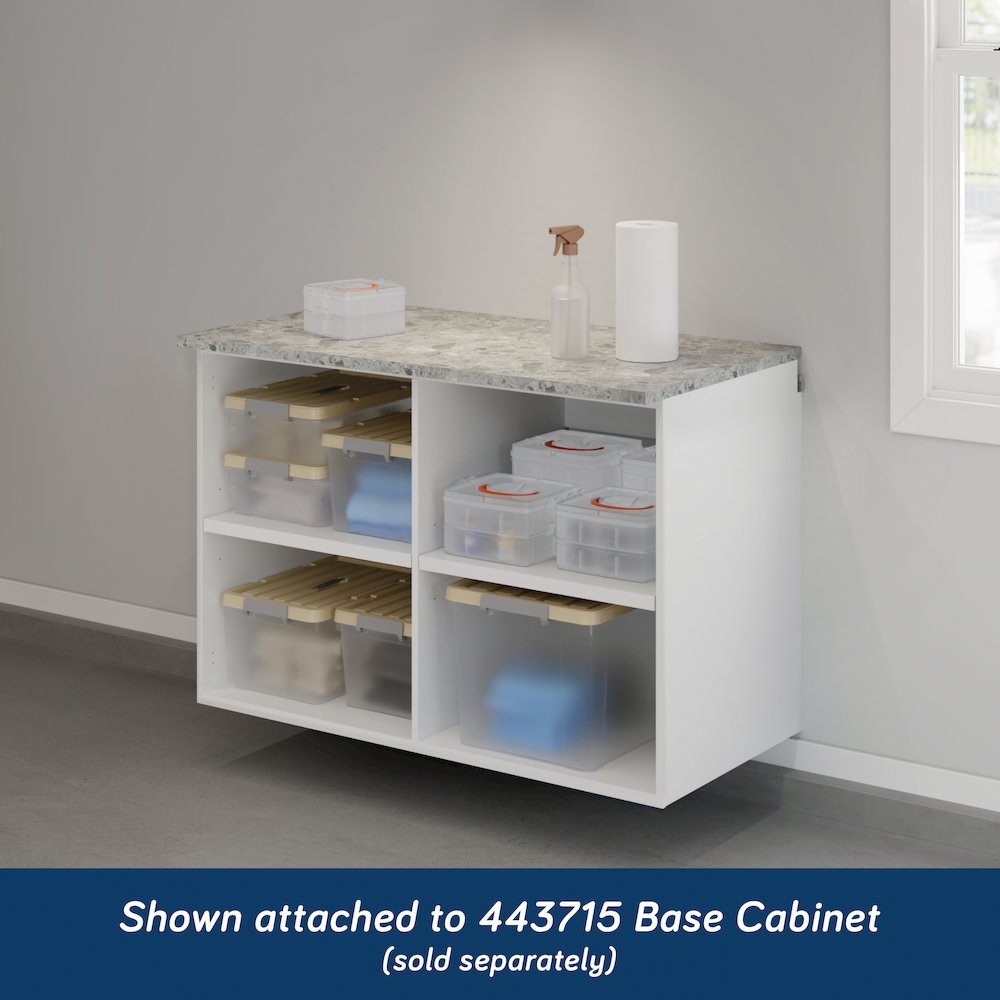 Garagecore Top for Base Cabinet, Faux Stone Finish