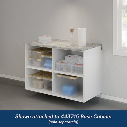Garagecore Top for Base Cabinet, Faux Stone Finish