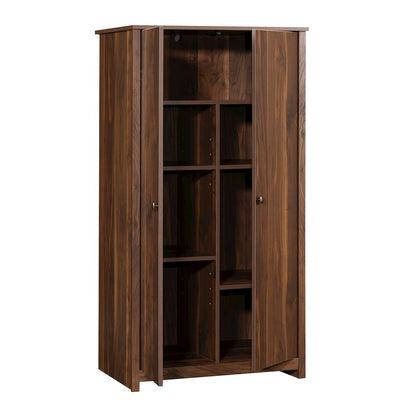 River Ranch 2-Door Storage Cabinet in Grand Walnut Finish