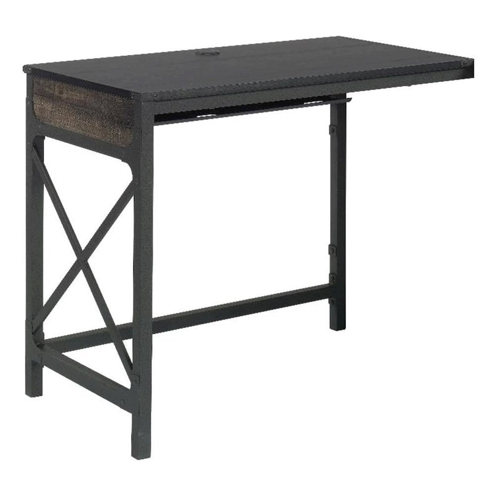 Foundry Road Desk Return, Carbon Oak finish