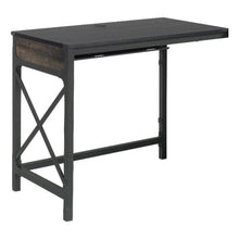 Foundry Road Desk Return, Carbon Oak finish