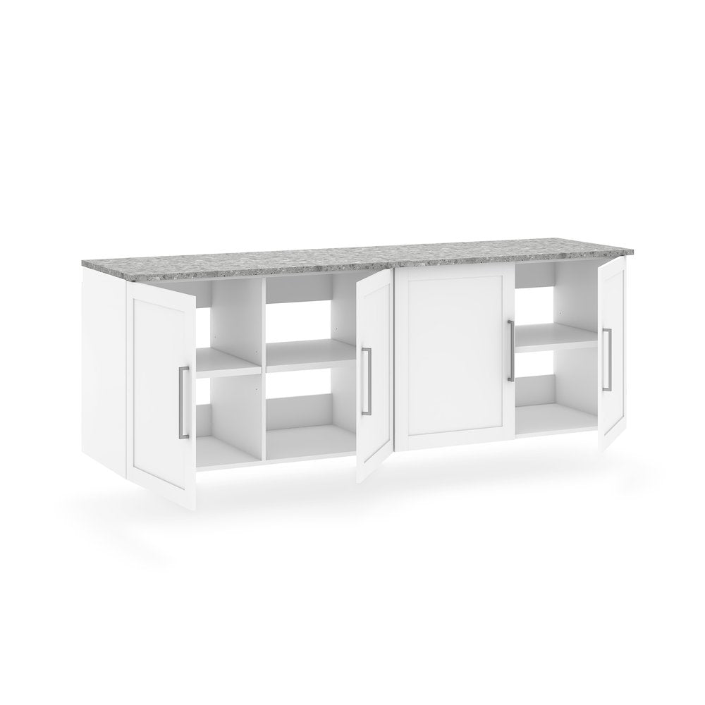 Garage Core 2 Base Cabinet Doors, White Finish