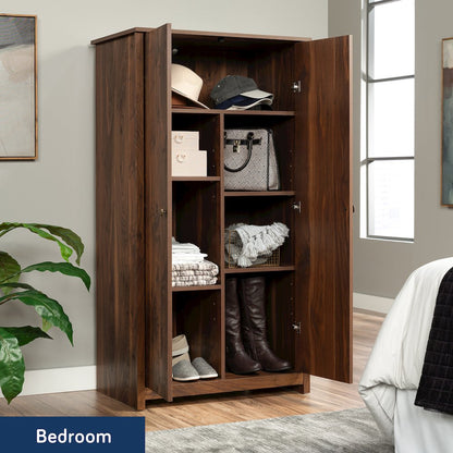 River Ranch 2-Door Storage Cabinet in Grand Walnut Finish