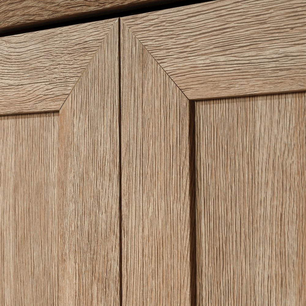 Homeplus 23"w 2-Door Cabinet Bo 3a, Brushed Oak finish