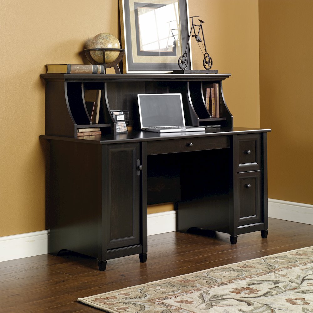 Edge Water Computer Desk, Estate Black finish