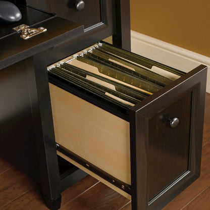 Edge Water Computer Desk, Estate Black finish