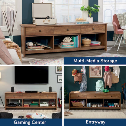 River Ranch Credenza, For TVs up to 75", Sindoori Mango finish