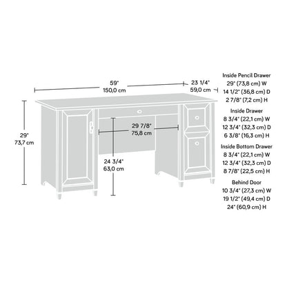 Edge Water Computer Desk, Estate Black finish