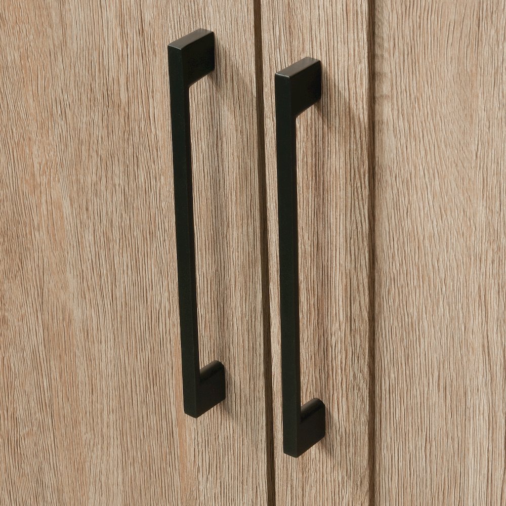 Homeplus 23"w 2-Door Cabinet Bo 3a, Brushed Oak finish