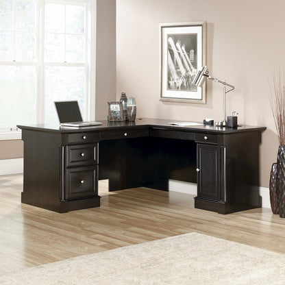 Palladia L Desk, Wind Oak finish
