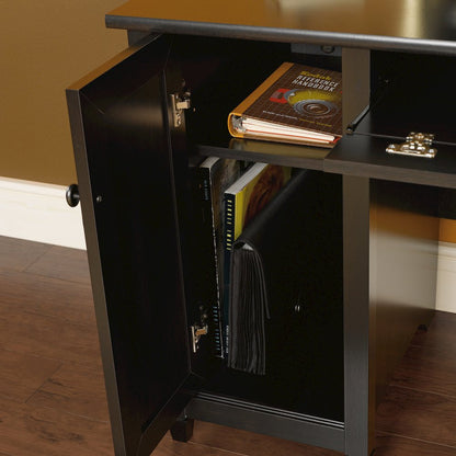 Edge Water Computer Desk, Estate Black finish