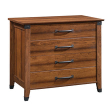 Carson Forge File Cabinet, Washington Cherry finish