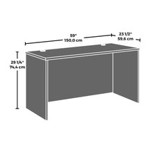 Affirm 60" Desk & 42" Return, Hudson Elm Finish