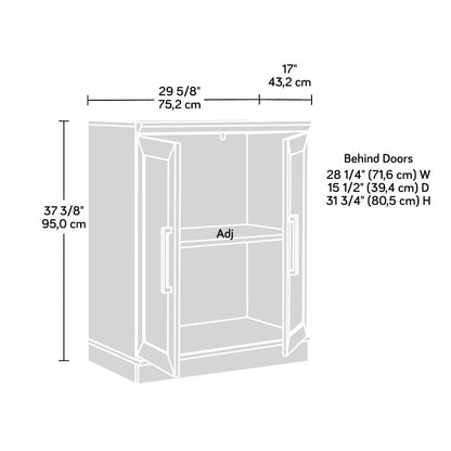 Homeplus 37"h Base Cabinet White 3a, White finish