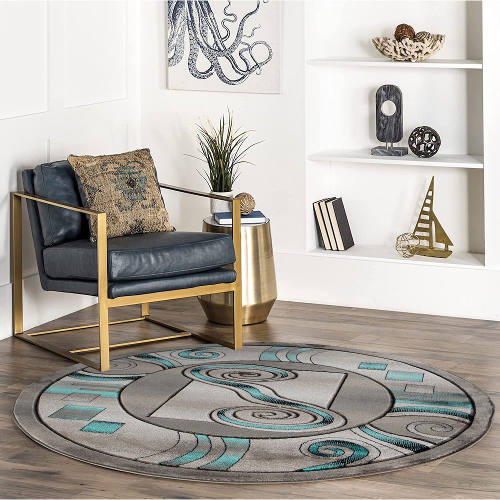 ORELS COLLECTION OR108 5'2" X 5'2" ROUND