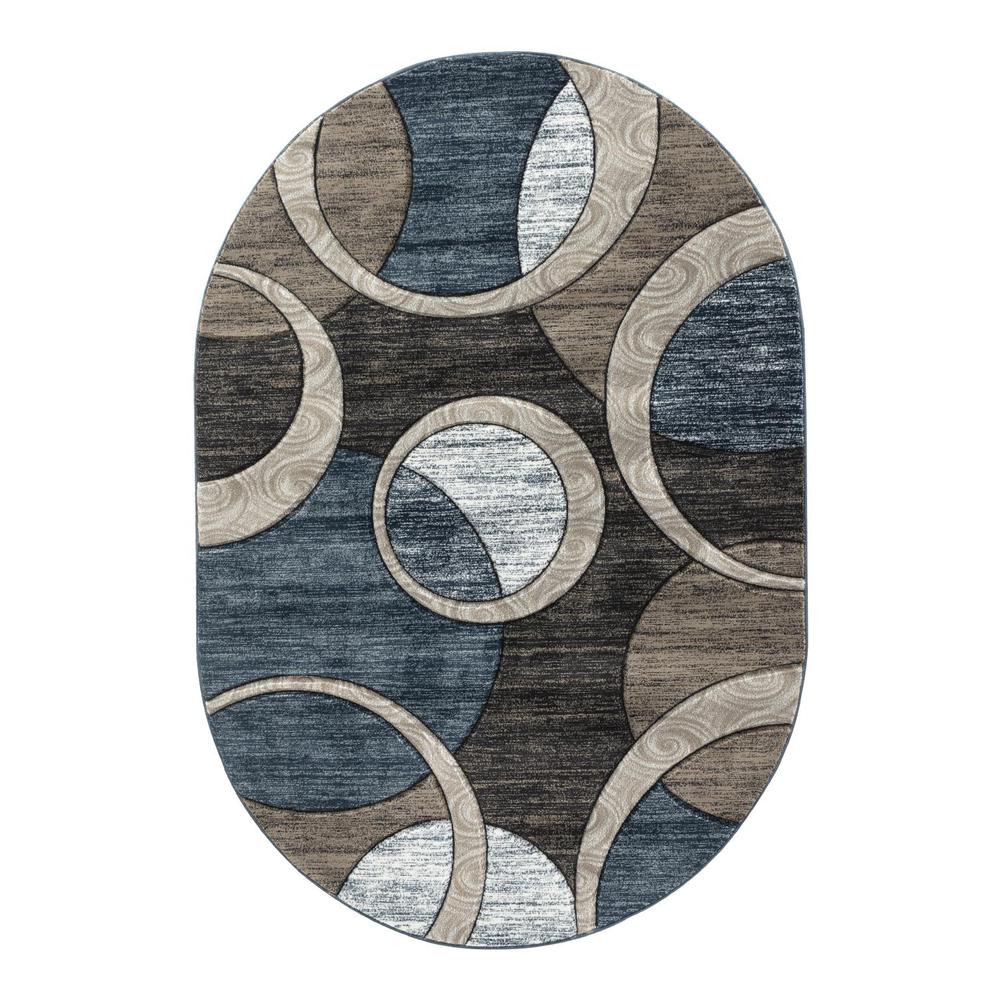 ORELSI COLLECTION OR69 5'2" X 7'5" OVAL