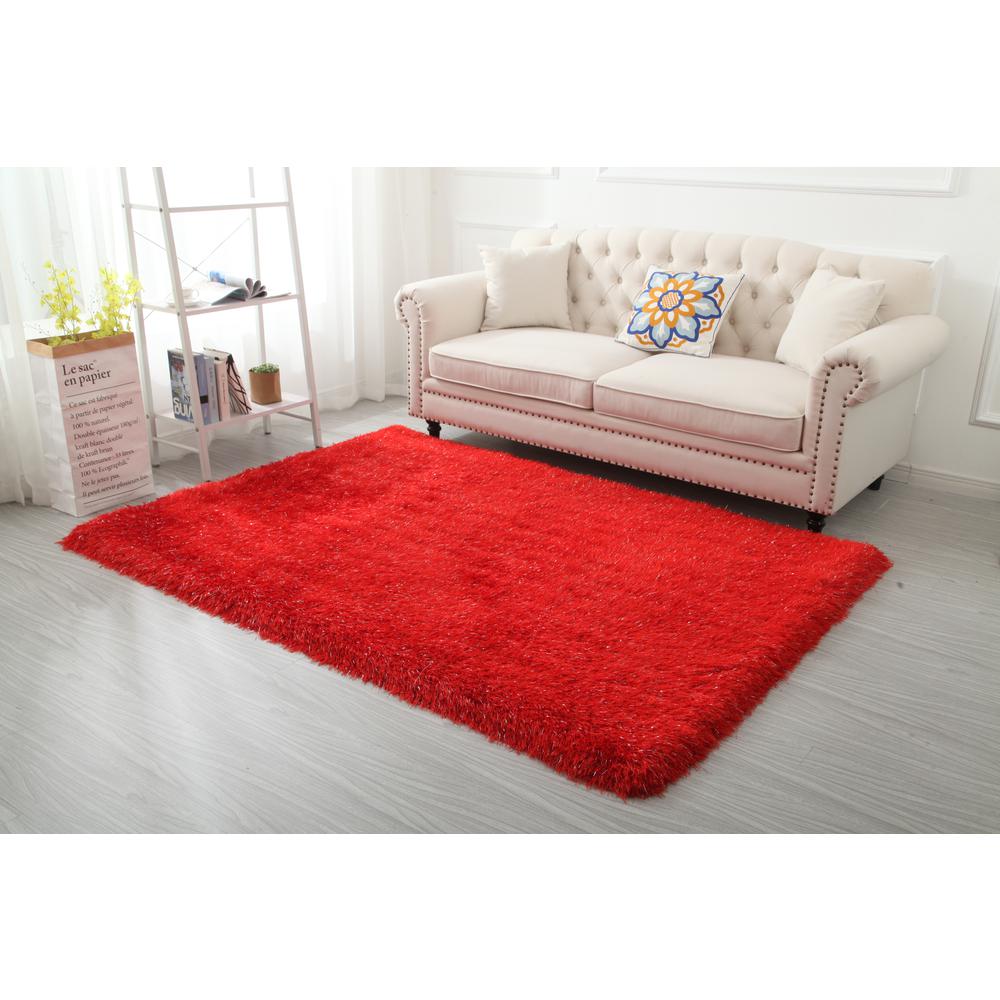 MANHATTTAN 04 RED 2'5 X 4'5 RECTANGLE