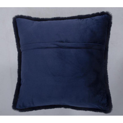 FAUX RABBIT FUR NAVY RB13  2'4" X 7'6"
