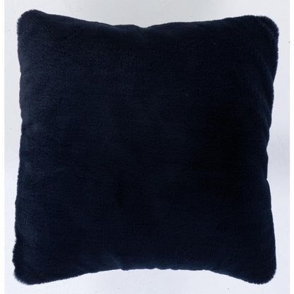 FAUX RABBIT FUR NAVY RB13  2'4" X 7'6"