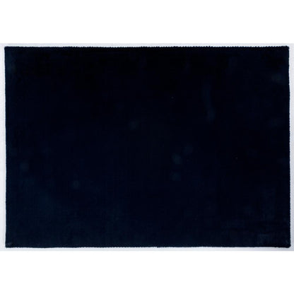 FAUX RABBIT FUR NAVY RB13  2'4" X 7'6"