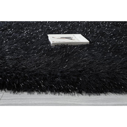 MANHATTAN  BLACK  MH08  5' X 7'