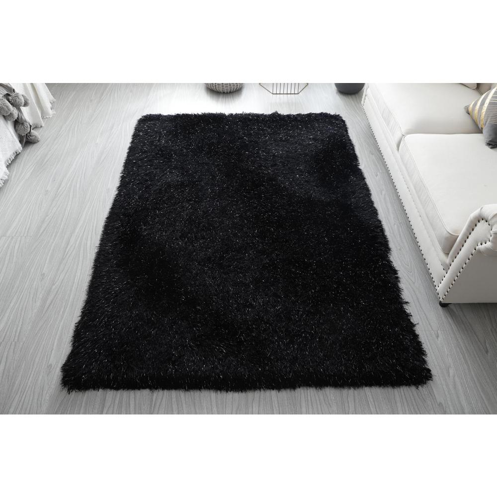 MANHATTAN  BLACK  MH08  5' X 7'