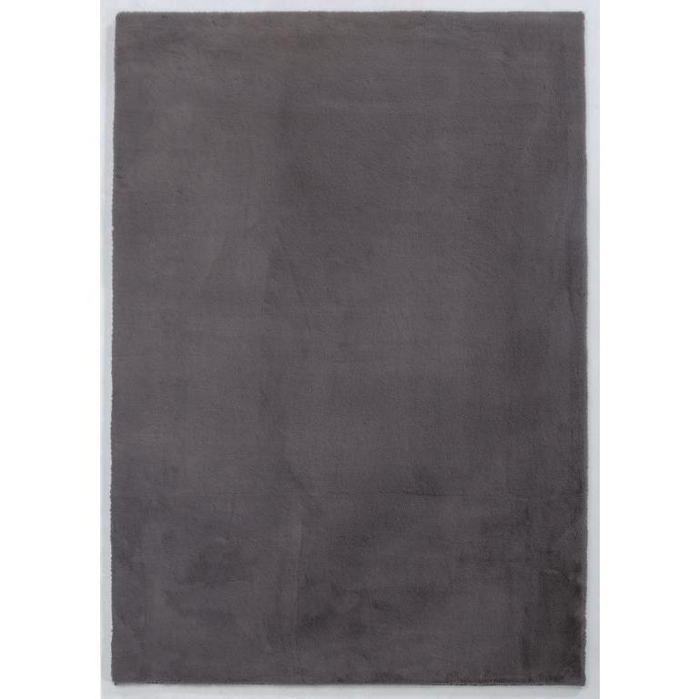 FAUX RABBIT FUR GREY  RB04 3'6" X 5'6"