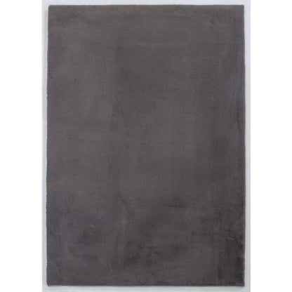 FAUX RABBIT FUR GREY  RB04 3'6" X 5'6"