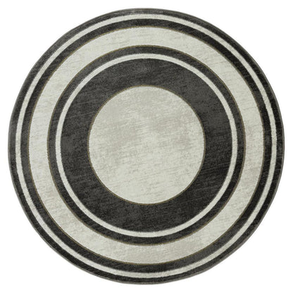 BROOKLYN  L.GREY  BK04  5'2'' X 5'2'' ROUND