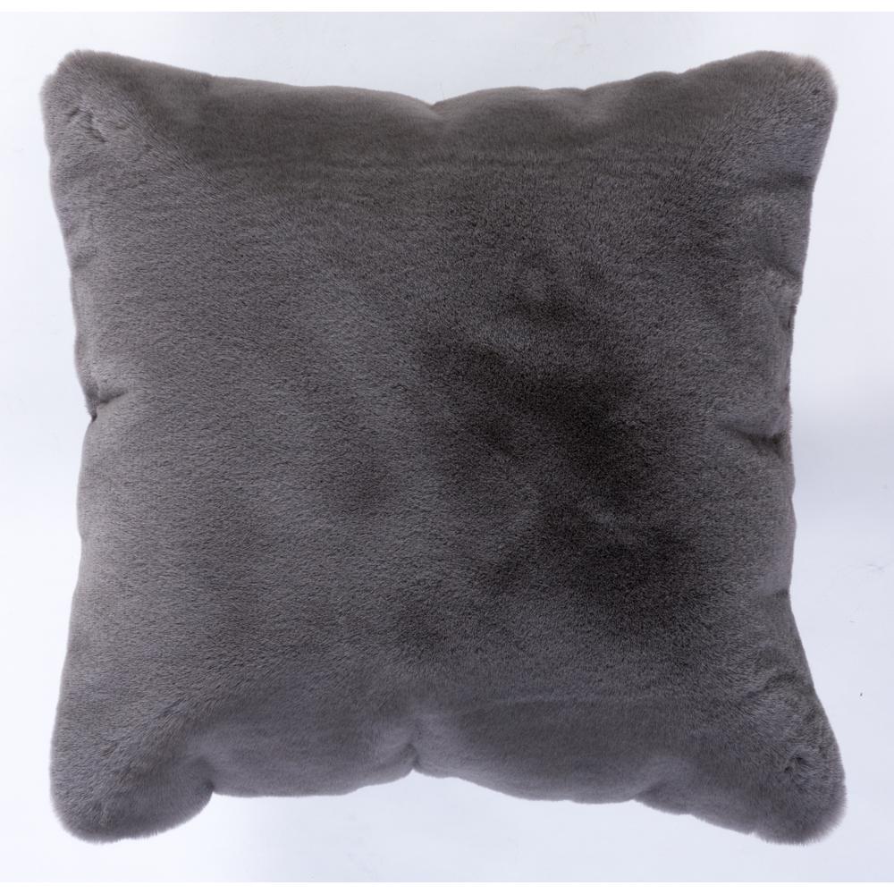 FAUX RABBIT FUR GREY  RB04 3'6" X 5'6"