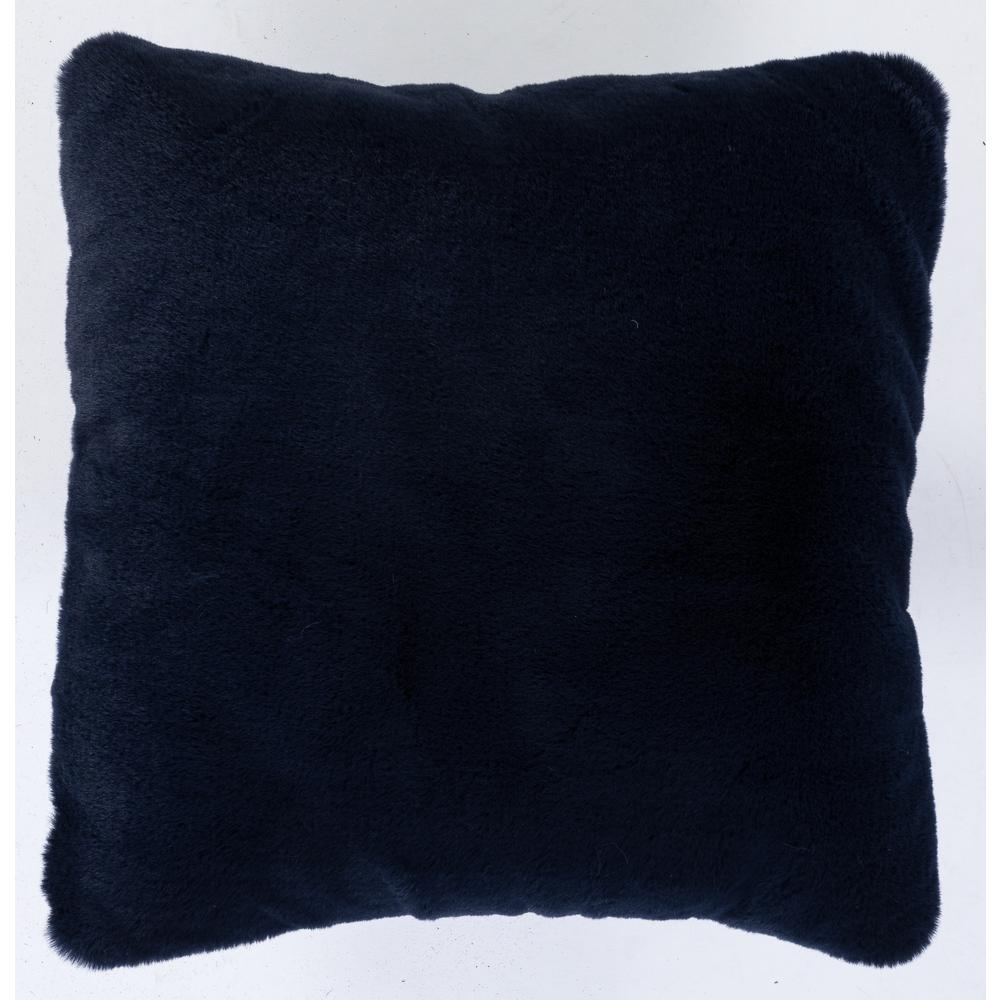 FAUX RABBIT FUR NAVY RB13  3'6" X 5'6"