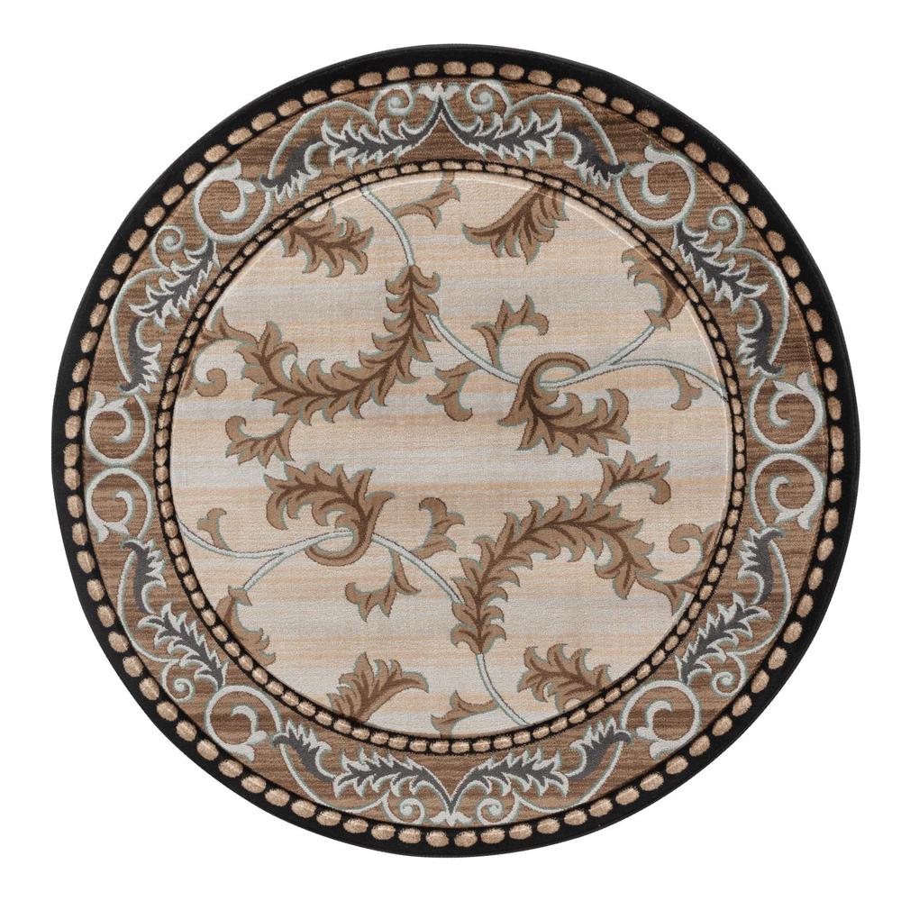 GLAMOR COLLECTION GM09 5'2" X 5'2" ROUND