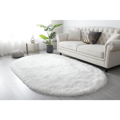 MANHATTAN  WHITE  MH02  5' X 8' OVAL