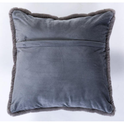 FAUX RABBIT FUR GREY  RB04 3'6" X 5'6"