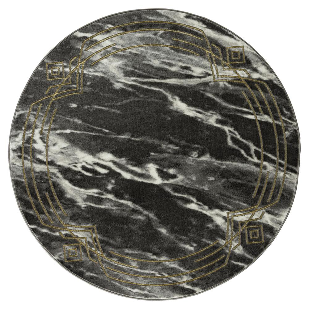 BROOKLYN  L.GREY BK03 7'10"  X 7'10" Round