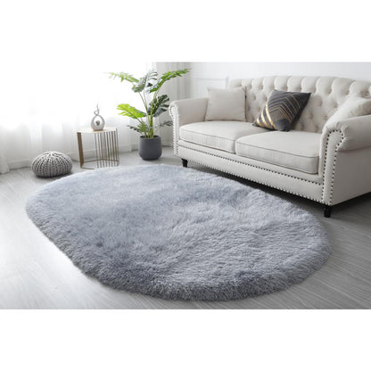 MANHATTAN  GREY  MH01  5' X 8' OVAL