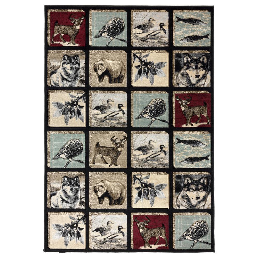 WILD LIFE COLLECTION 21 4' X 6'