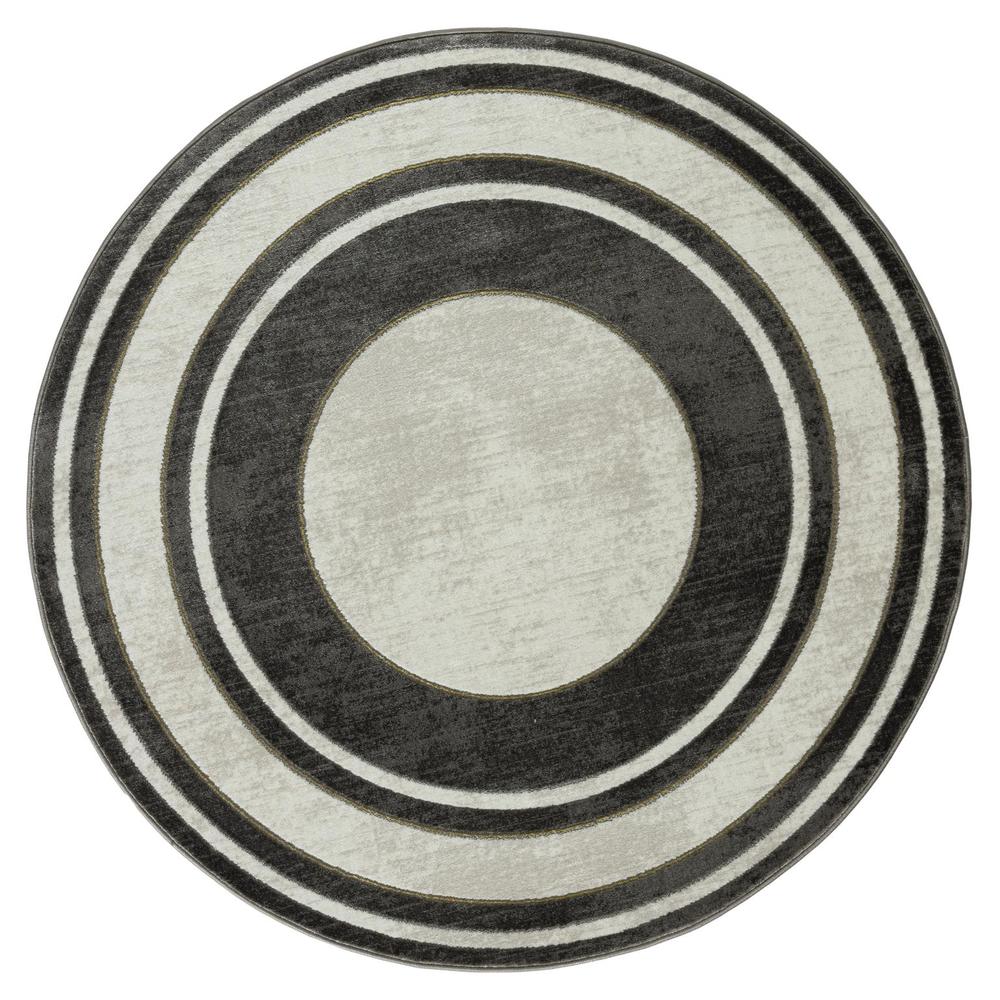 BROOKLYN  L.GREY BK04 7'10"  X 7'10" Round