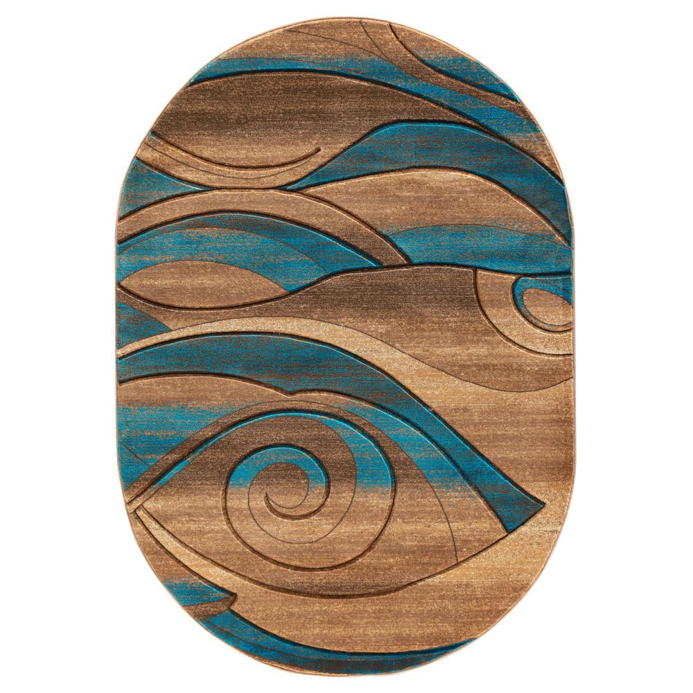 ORELSI COLLECTION OR34   5'2" X 7'5" OVAL