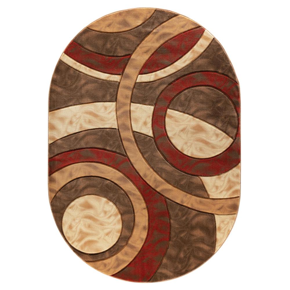 ORELSI COLLECTION OR42   5'2" X 7'5" OVAL