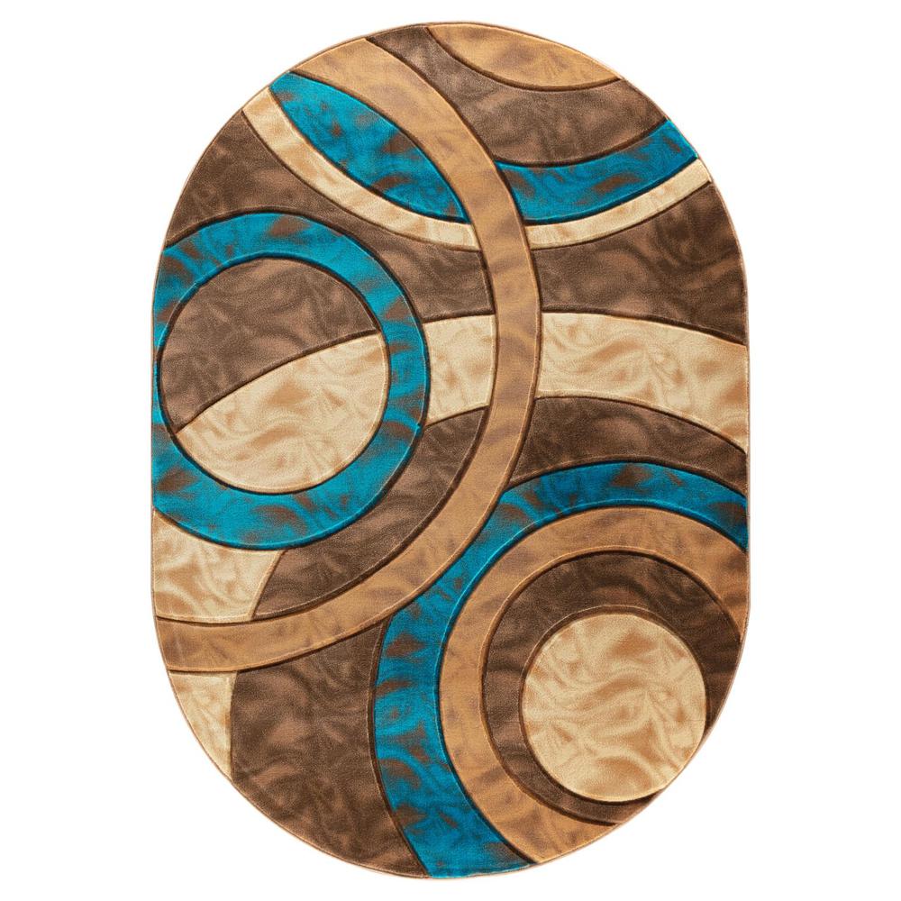 ORELSI COLLECTION OR43   5'2" X 7'5" OVAL