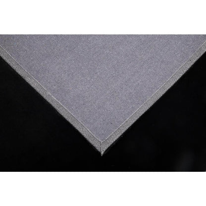 FAUX RABBIT FUR BLACK  RB02 5' X 7'