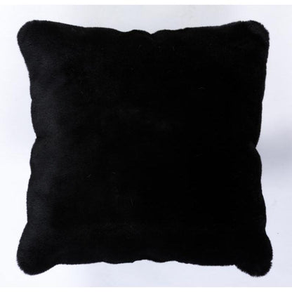FAUX RABBIT FUR BLACK RB02 7'6" X 9'6"