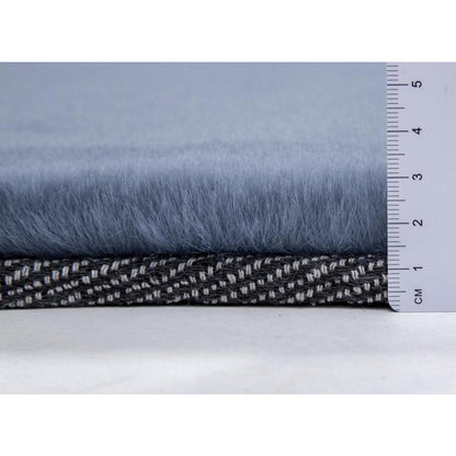RABBIT SKIN BLUE RB10   5' X 7'