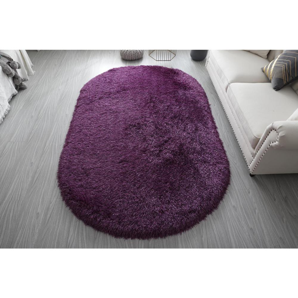 MANHATAN PURPLE  MH07  5' X 8' OVAL